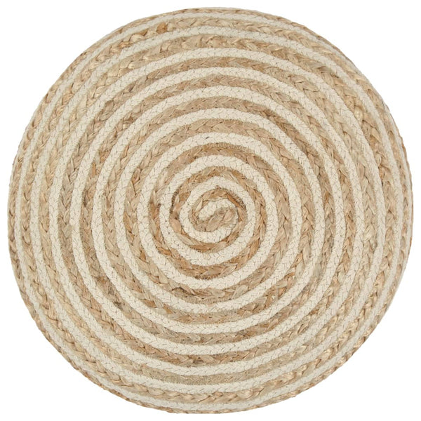 Handmade Pouffe 40X45 Cm Jute Ottomans Footstools & Poufs