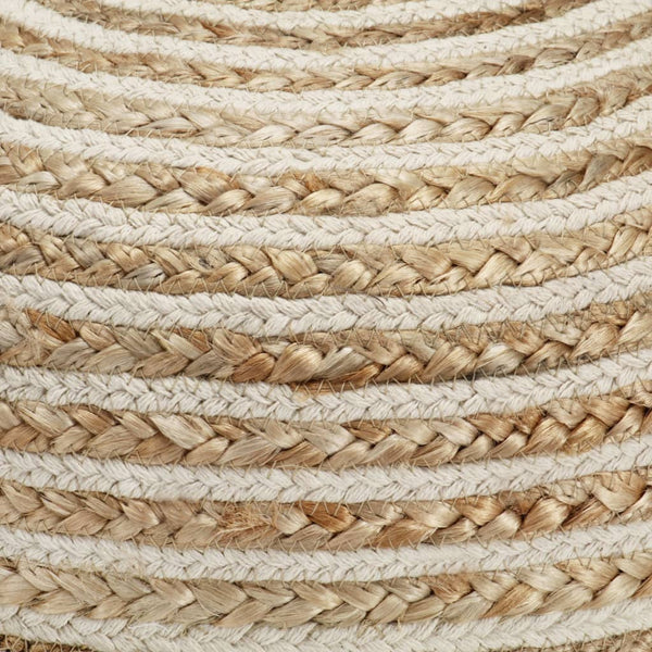Handmade Pouffe 40X45 Cm Jute Ottomans Footstools & Poufs