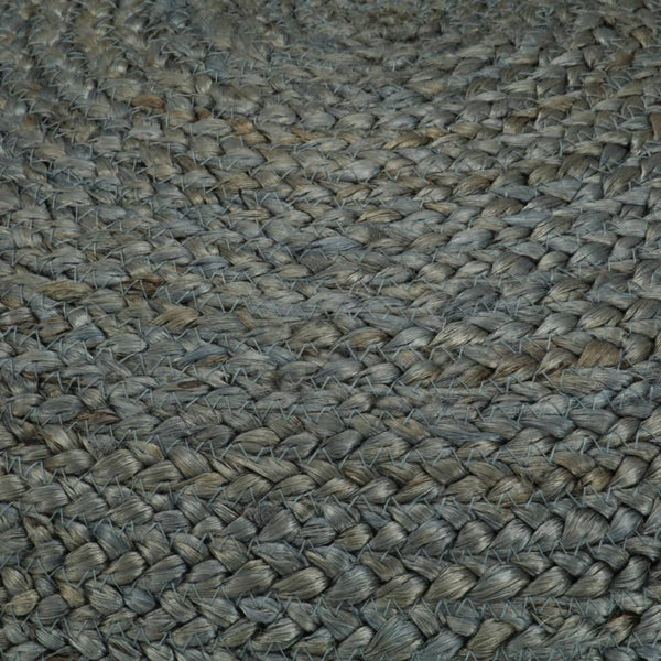 Handmade Pouffe Olive Green 45X30 Cm Jute Ottomans Footstools & Poufs