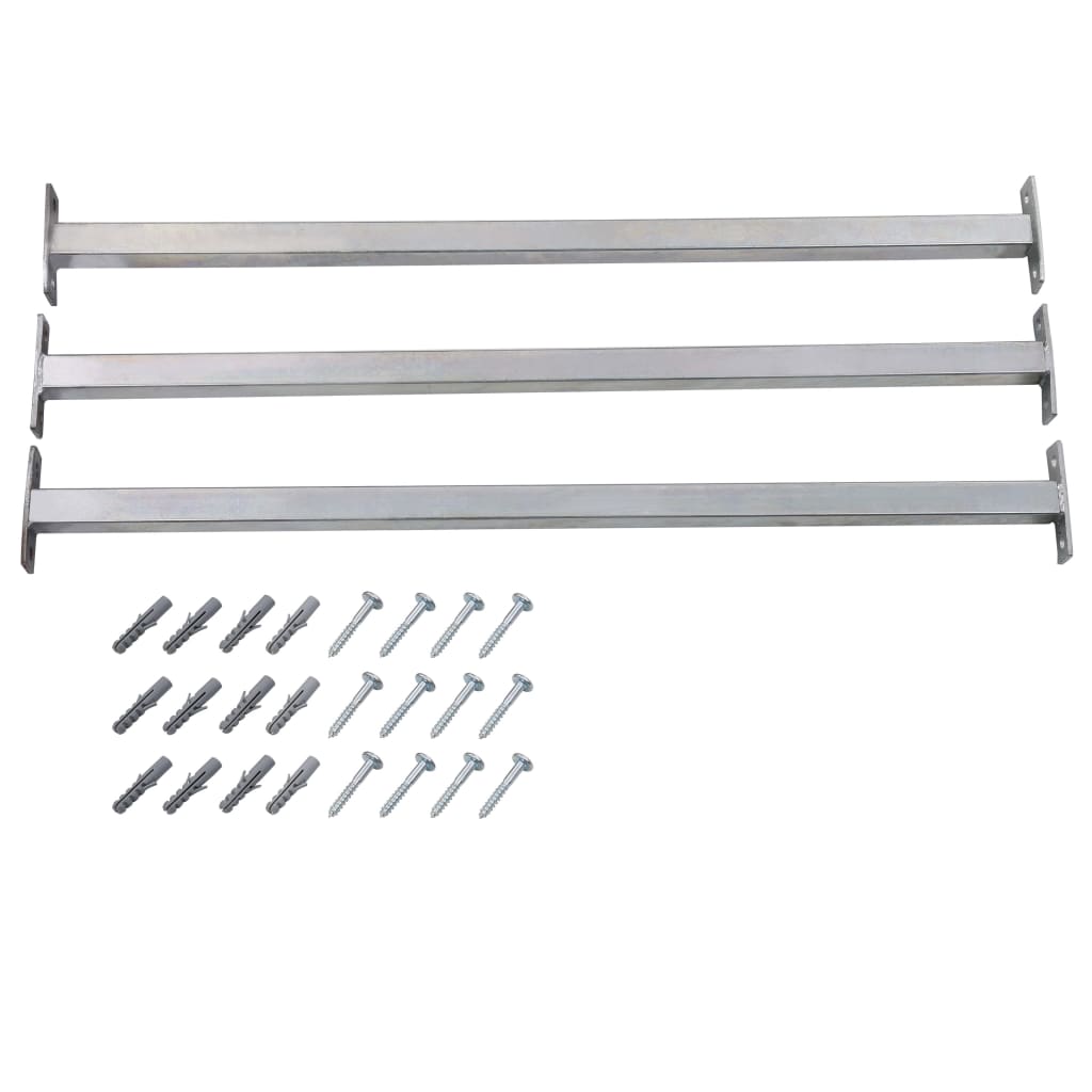 Vidaxl Security Bars 3 Pcs 710 1200 Mm Other Window Accessories