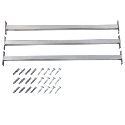 Vidaxl Security Bars 3 Pcs 710 1200 Mm Other Window Accessories