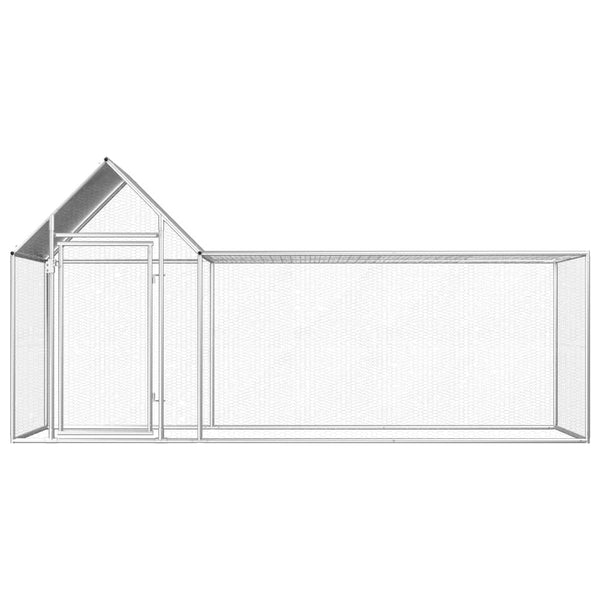Poultry Cages Chicken Coop 2X1x1.5 M Galvanised Steel