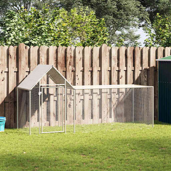 Galvanised Steel Chicken Coop 300X100x150 Cm Poultry Cages