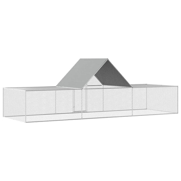 Galvanised Steel Chicken Coop 600X200x200 Cm Poultry Cages
