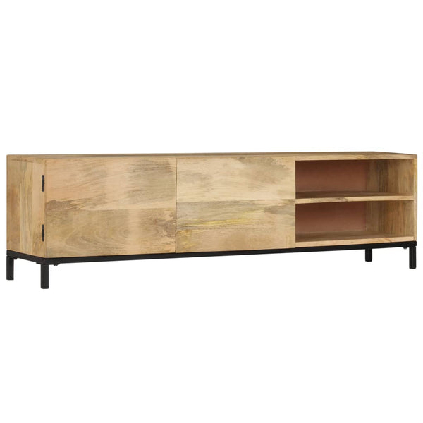 Tv Cabinet 145X30x41 Cm Solid Mango Wood Tv Stands & Entertainment Units