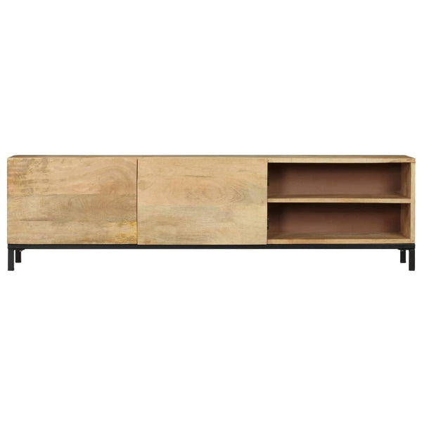 Tv Cabinet 145X30x41 Cm Solid Mango Wood Tv Stands & Entertainment Units