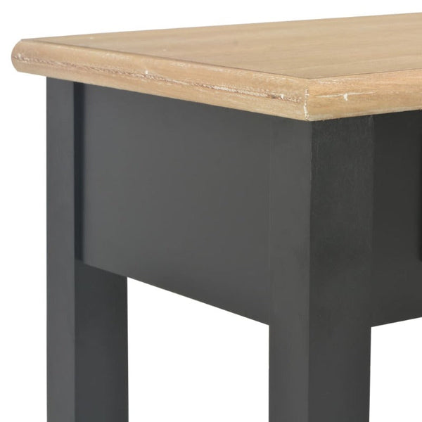 Vidaxl Console Table Black 110X35x80 Cm Wood Tables