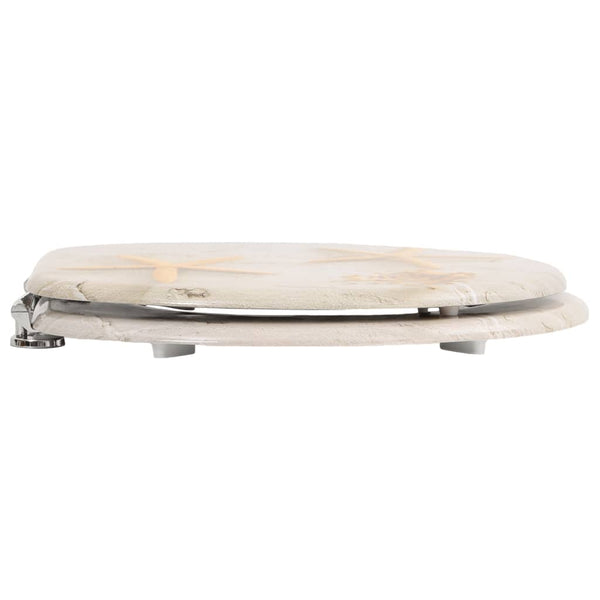 With Lids 2 Pcs Mdf Star Toilet Seats