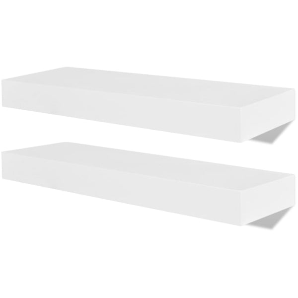 Wall Shelves 4 Pcs White 40 Cm Bookshelves