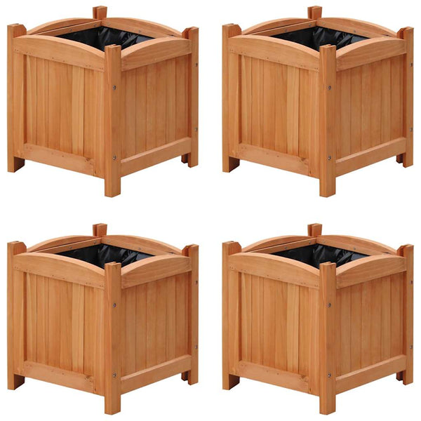 Vidaxl Raised Beds 4 Pcs 30X30x30 Cm Raised Garden Beds