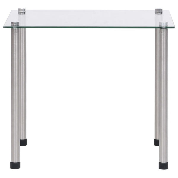 Nesting 3 Pcs Transparent Tempered Glass Tables