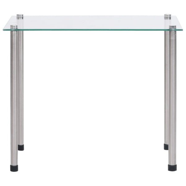 Nesting 3 Pcs Transparent Tempered Glass Tables