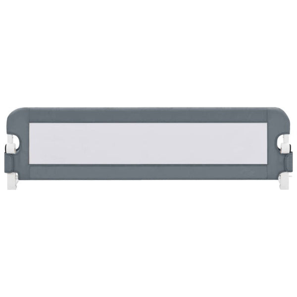 Edge & Corner Guards Toddler Safety Bed Rail Grey 150X42 Cm Polyester