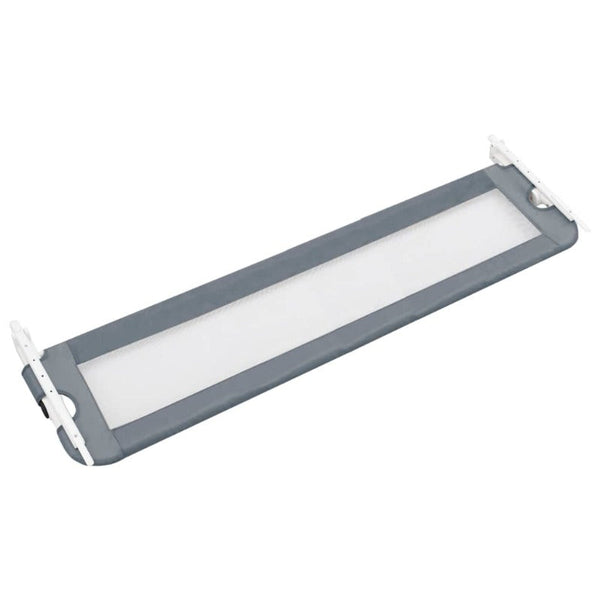 Toddler Safety Bed Rail Grey 150X42 Cm Polyester Edge & Corner Guards