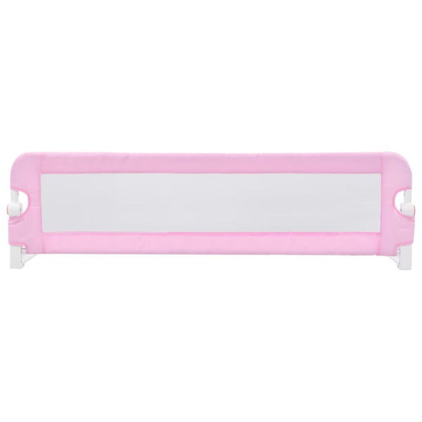 Edge & Corner Guards Toddler Safety Bed Rail Pink 120X42 Cm Polyester