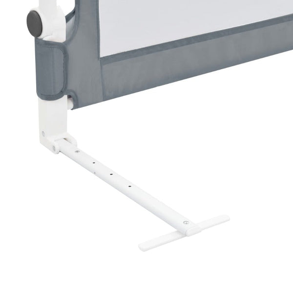 Edge & Corner Guards Toddler Safety Bed Rail Grey 120X42 Cm Polyester