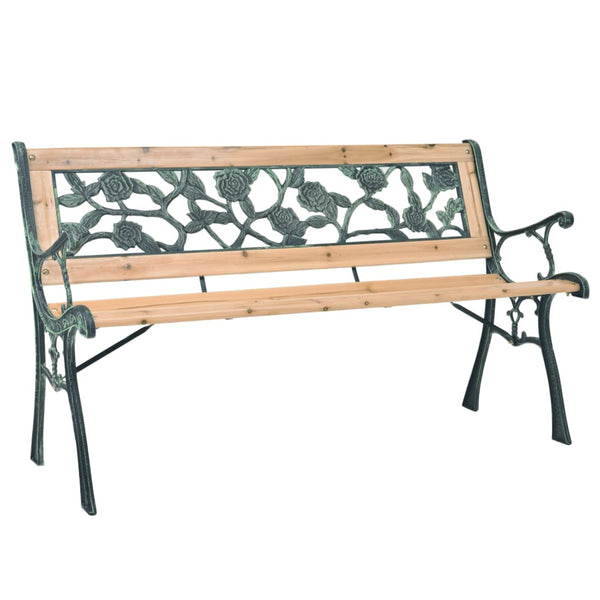 Vidaxl Garden Bench 122 Cm Wood Benches