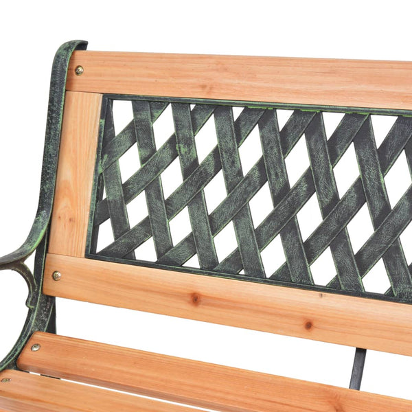 Vidaxl Garden Bench 122 Cm Wood Benches