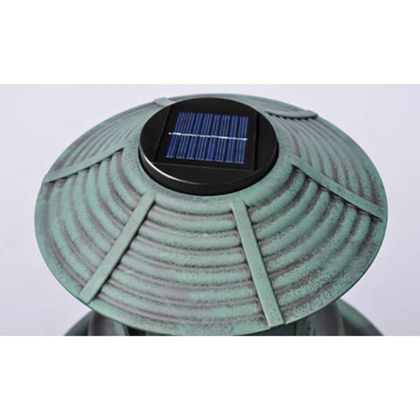 Bird Bath/ Feeder With Solar Light Bird Feeders