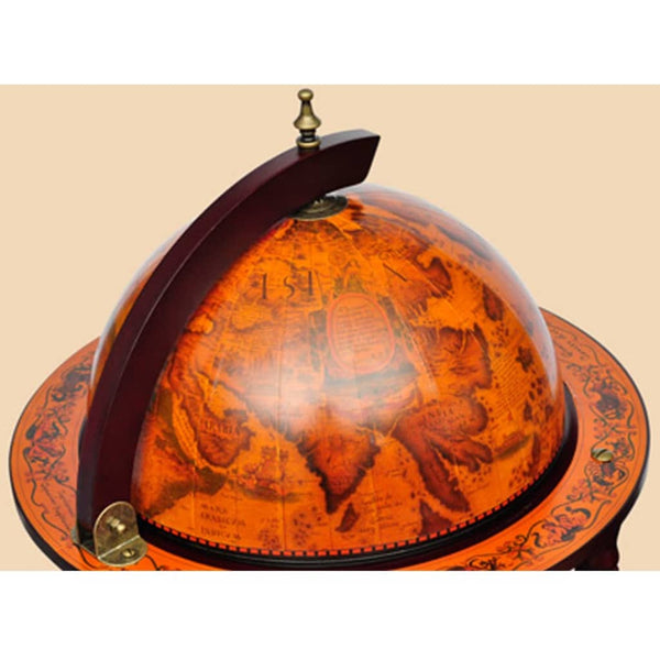 Globe Bar Wine Stand Eucalyptus Wood Racks