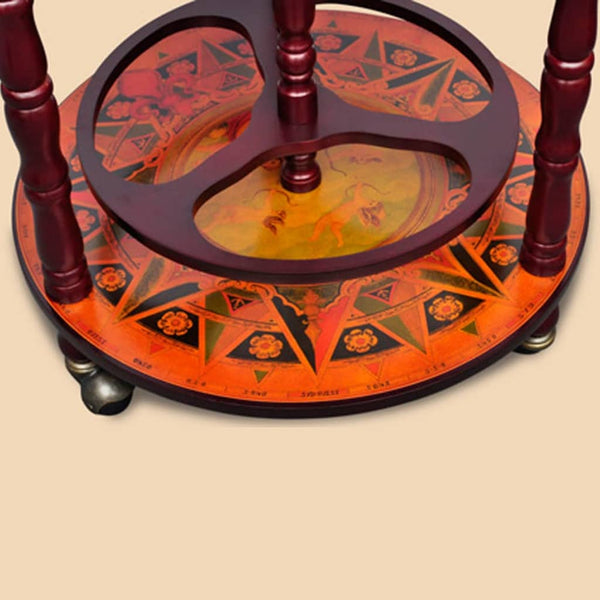 Globe Bar Wine Stand Eucalyptus Wood Racks