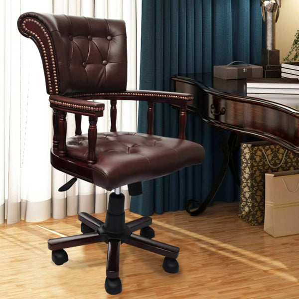 Swivel Office Chair Brown Office Chairs