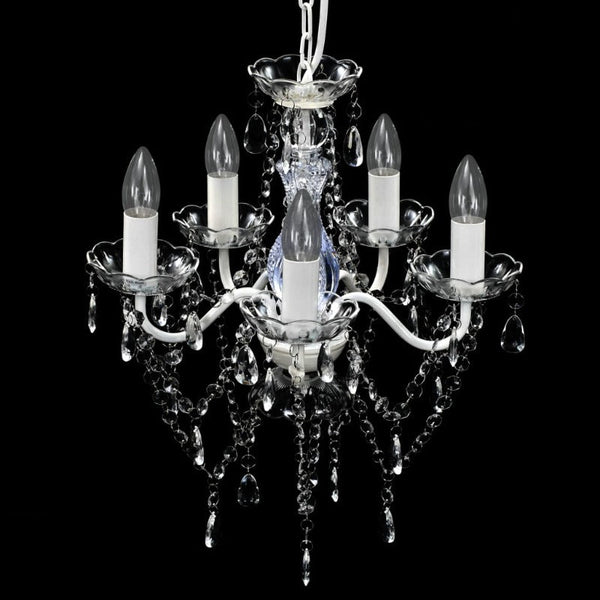Chandelier 5 Bulbs Transparent Chandeliers & Ceiling Fixtures