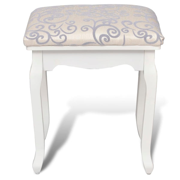Cotton Polyester Dressing Stool With Cushion For Home Furniture Benches And Stools Benches Bar Stools
