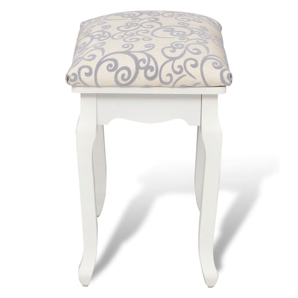 Cotton Polyester Dressing Stool With Cushion For Home Furniture Benches And Stools Benches Bar Stools