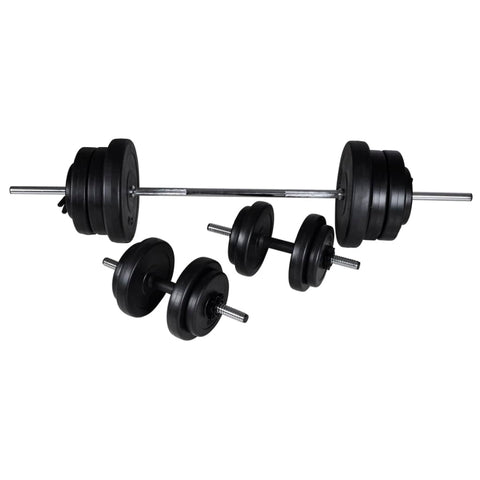 Barbell + 2 Dumbbell Set 60.5Kg Dumbbells