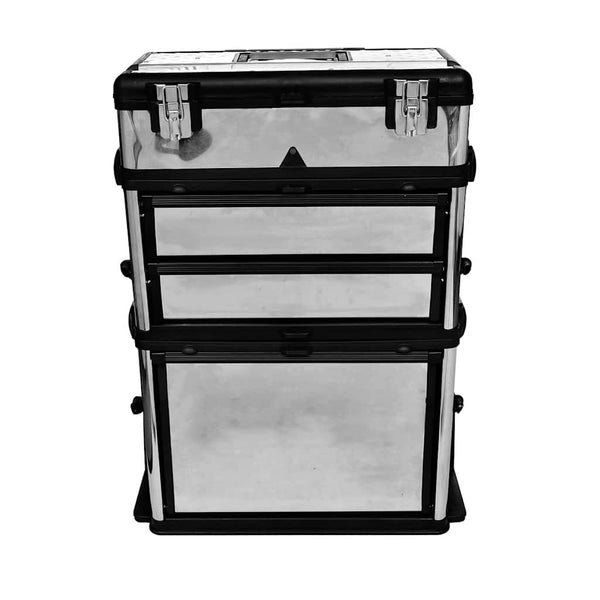 3 Part Rolling Tool Box With 2 Wheels Tool Boxes
