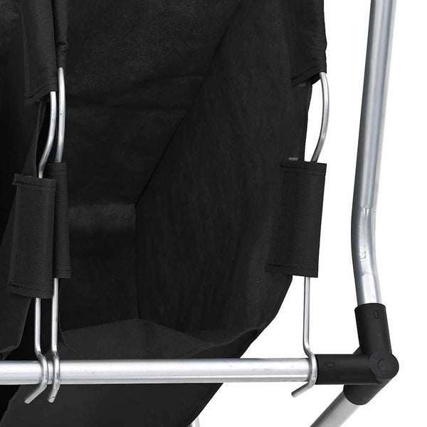 Steel Laundry Sorter With Four Removable Bags And Castors Baskets & Hampers Laundry Baskets & Hampers