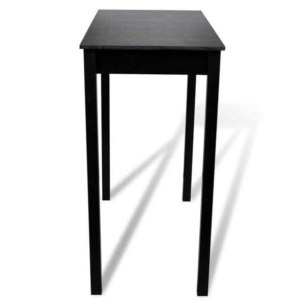 Bar Table Mdf Black 115X55x107 Cm