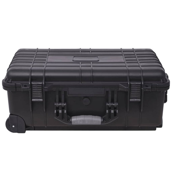 Wheel Equipped Tool/Equipment Case With Pick & Pluck Percussion Accessories
