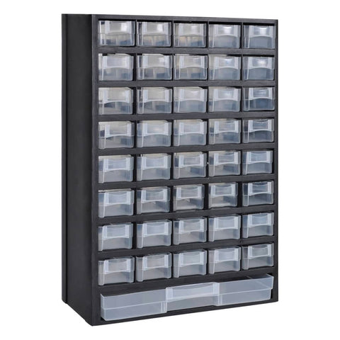 Vidaxl 41 Drawer Plastic Storage Cabinet Tool Box Tool Boxes
