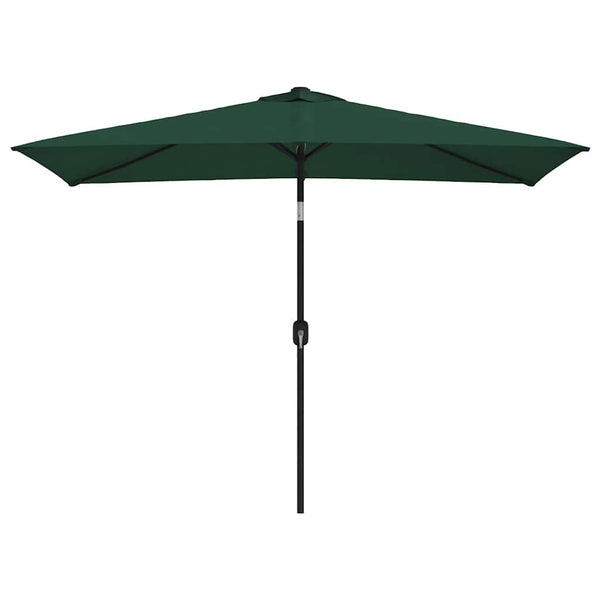 Vidaxl Garden Parasol 200 X 300 Cm Green Rectangular Patio Umbrellas