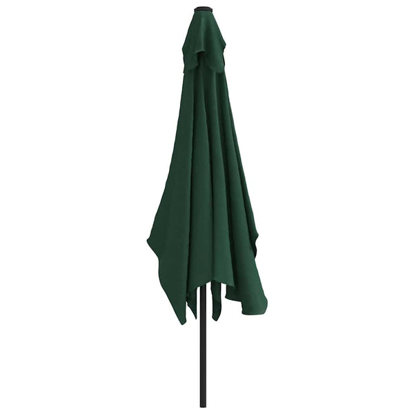 Vidaxl Garden Parasol 200 X 300 Cm Green Rectangular Patio Umbrellas