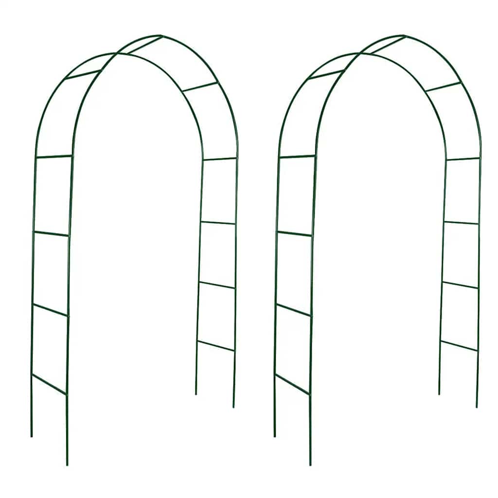 Vidaxl Garden Arch 2 Pcs Climbing Plants Garden Arches