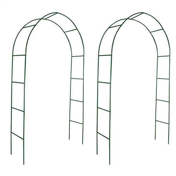 Vidaxl Garden Arch 2 Pcs Climbing Plants Garden Arches