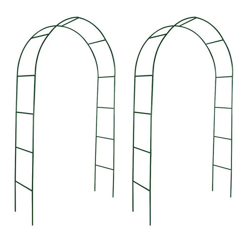Vidaxl Garden Arch 2 Pcs Climbing Plants Garden Arches