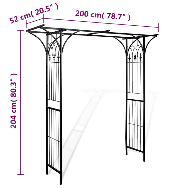 Vidaxl Garden Arch 200X52x204 Cm Garden Arches
