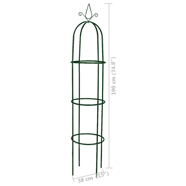 Vidaxl Garden Arch Tower 2 Pcs Garden Arches