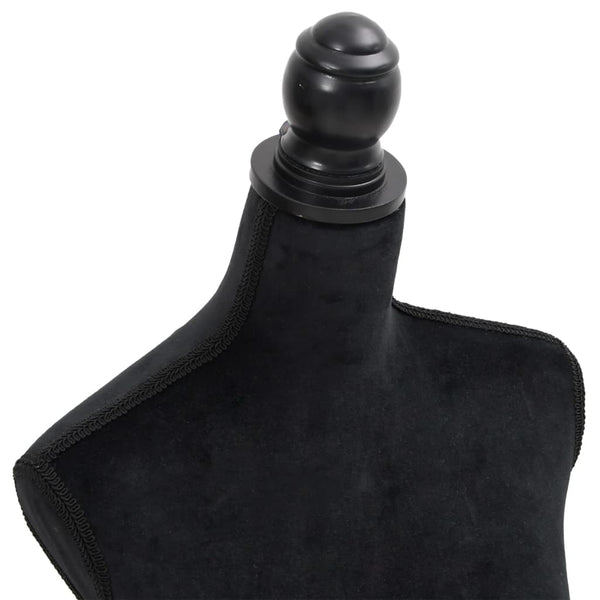 Ladies Bust Display Black Female Dressmakers Dummy Mannequin With Tripod Stand Mannequins