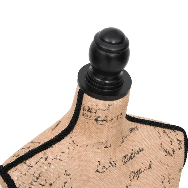 Ladies Bust Display Brown Black Jute Female Dressmakers Dummy Mannequin Mannequins