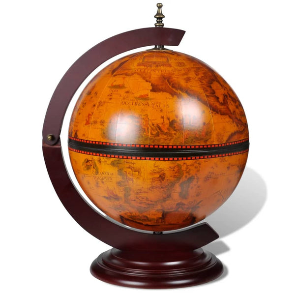 Racks Tabletop Globe Bar Wine Stand Eucalyptus Wood