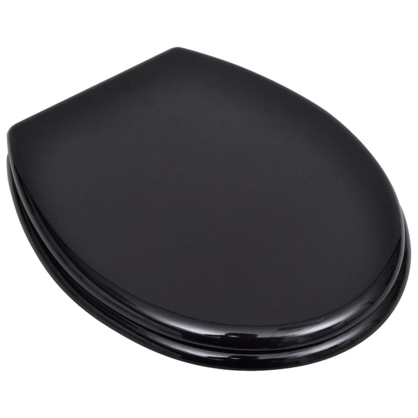 Vidaxl Wc Toilet Seat Mdf Lid Simple Design Black Toilet Seats
