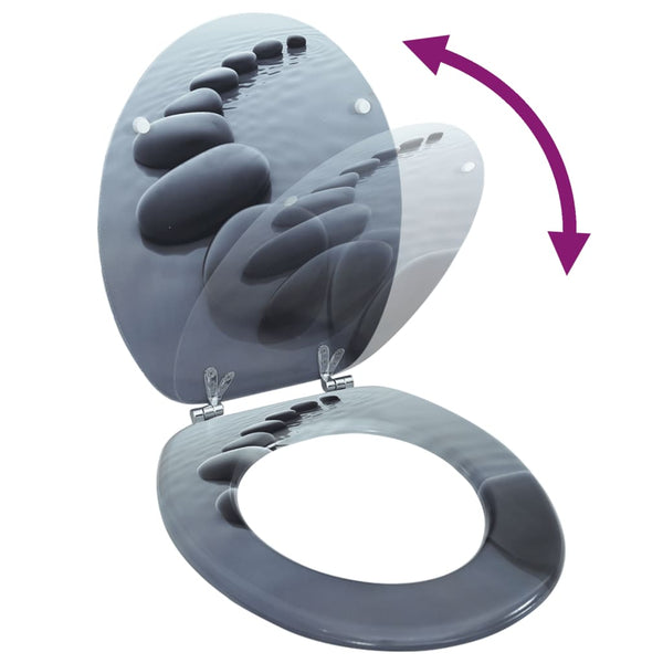 Wc Toilet Seat Mdf Lid Stones Toilet Seats