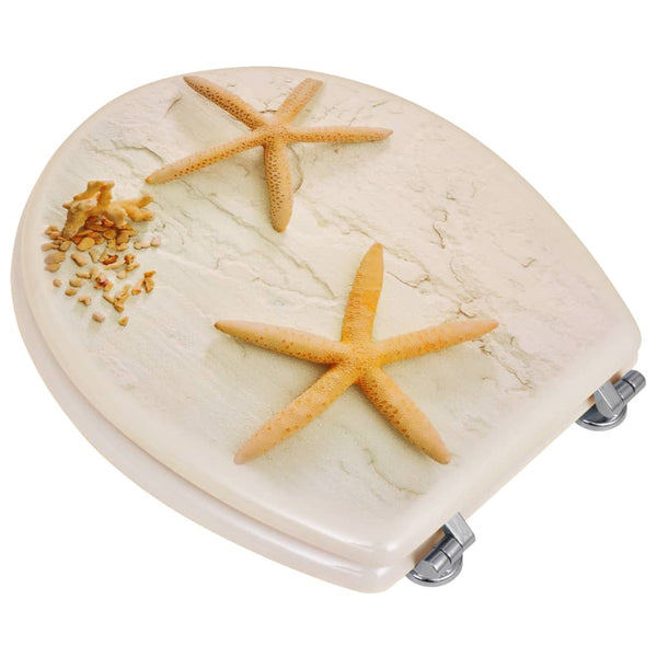 Wc Toilet Seat Mdf Lid Starfish