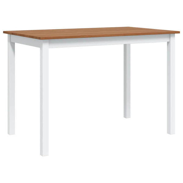 Vidaxl 5 Piece Dining Set Brown And White Dining Sets