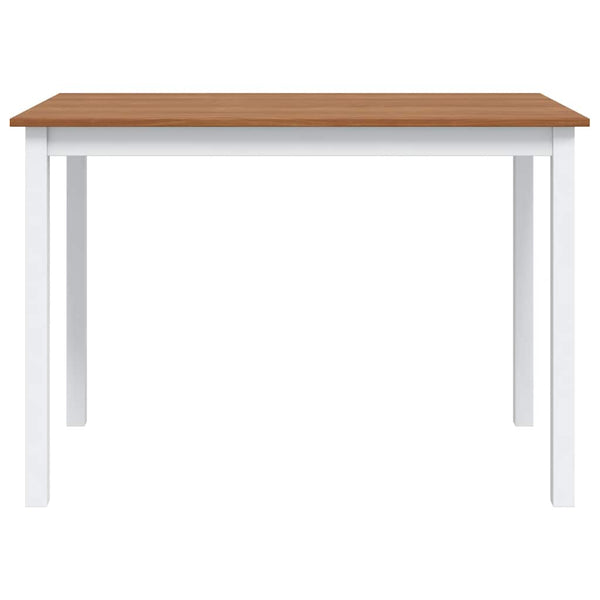 Vidaxl 5 Piece Dining Set Brown And White Dining Sets